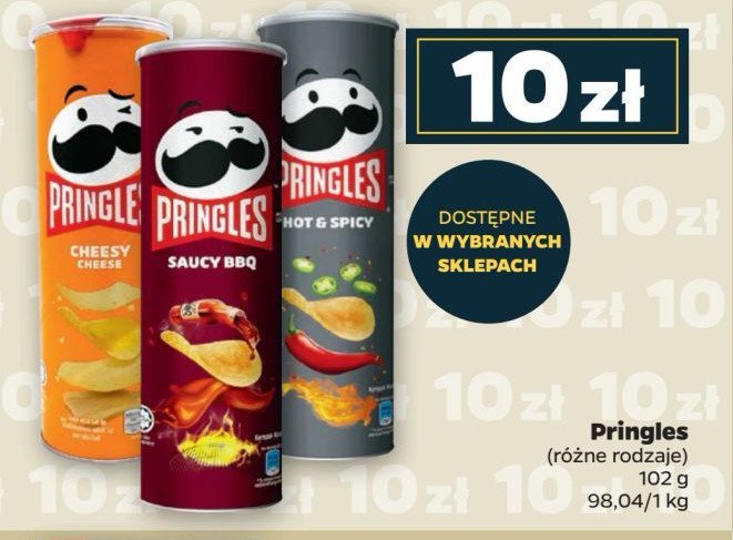 Chipsy cheesy cheese Pringles promocja