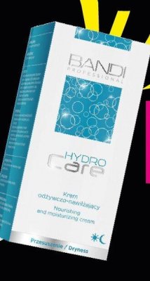Krem odżywczo-nawilżający Hydro Care BANDI PROFESSIONAL, do twarzy, 50 ml promocja w Hebe