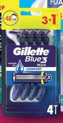 Maszynki do golenia Blue3 Plus Comfort 4 szt. promocja w Biedronka