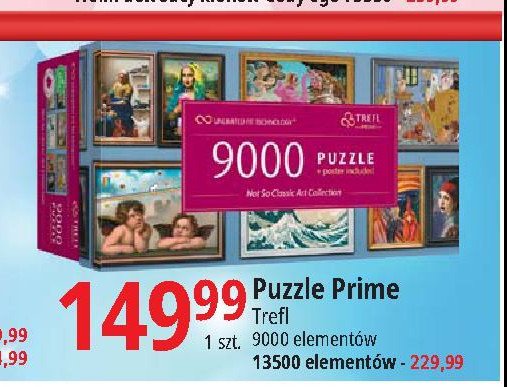 Puzzle prime 9000 el. Trefl promocja