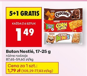 Baton Nestle różne rodzaje promocja w Biedronka