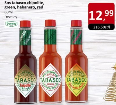 Sos tabasco chipolite, green, habanero, red promocja w Market Point