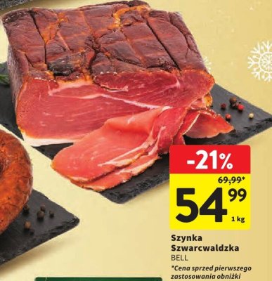 Szynka Szwarcwaldzka BELL promocja w Intermarche
