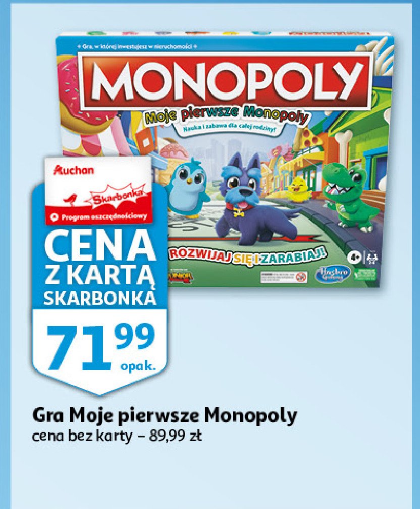 Monopoly moje pierwsze monopoly Hasbro promocje