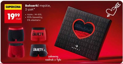 Bokserki męskie 2-pak promocja w Biedronka