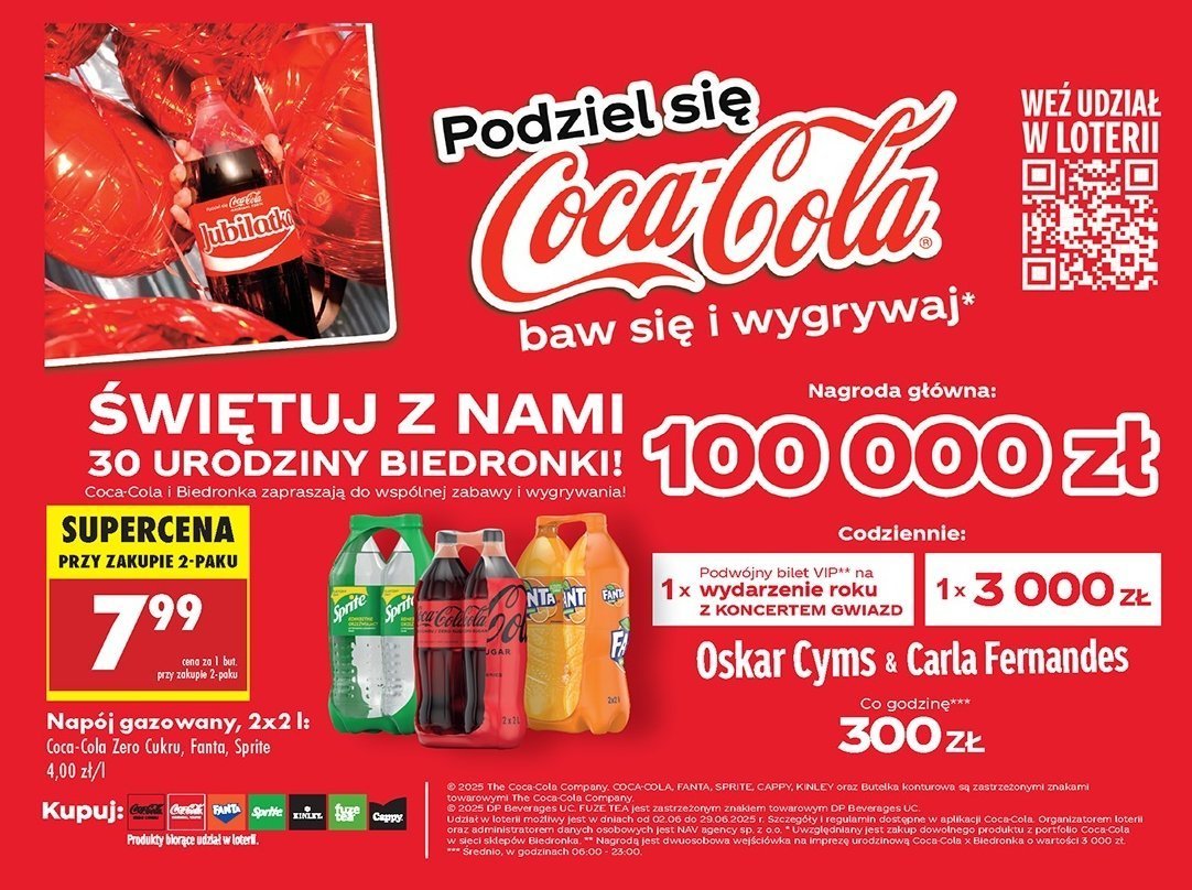 Napój tonic water Kinley promocja