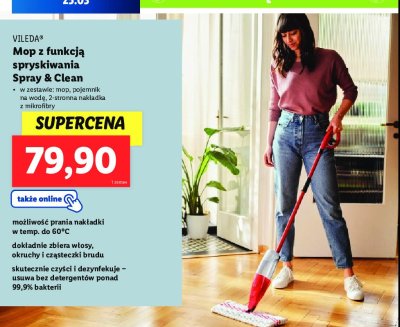 Mop spray & clean Vileda promocja
