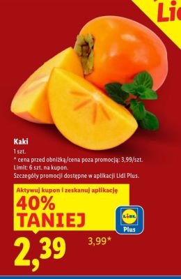 Kaki promocja w Lidl