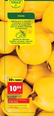 Pigwa promocja w Biedronka
