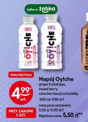 Napój Oy!che grape & pitahaya, mixed berry 500 ml promocja w Żabka