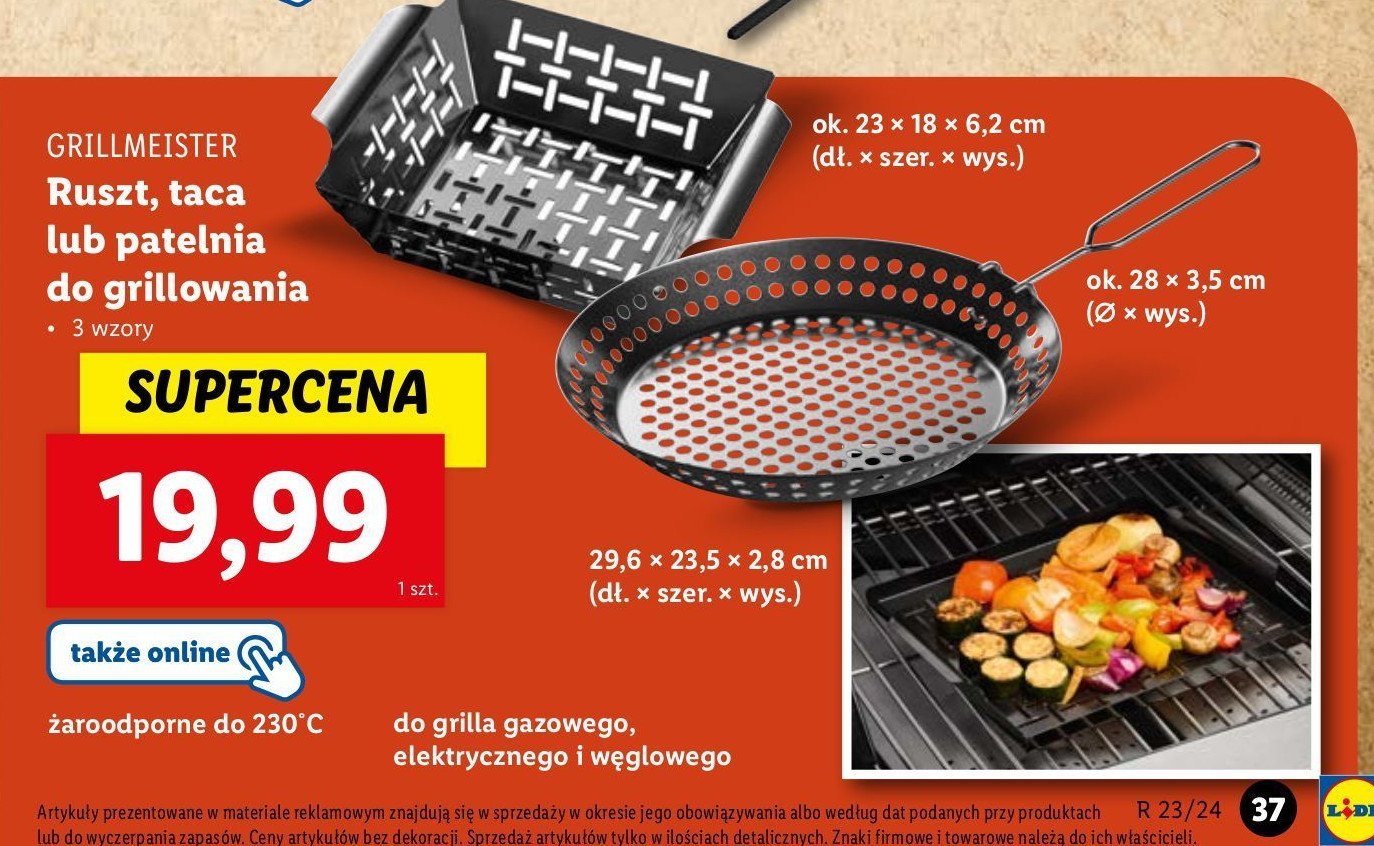 Taca do grillowania Grill meister promocja