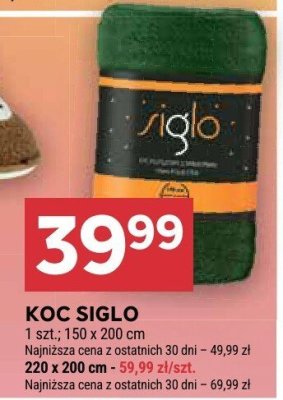 Koc 220x200 cm promocja w Stokrotka