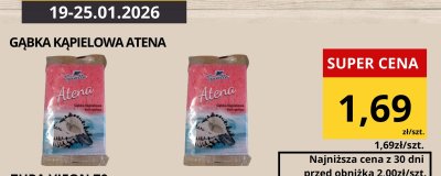 Gąbka kąpielowa Atena promocja w Supeco