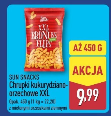 Chrupki kukurydziano-orzechowe XXL  promocja w Aldi