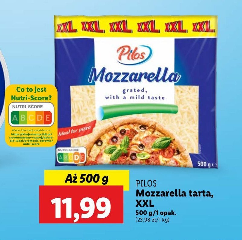 Ser mozzarella tarty Pilos promocja