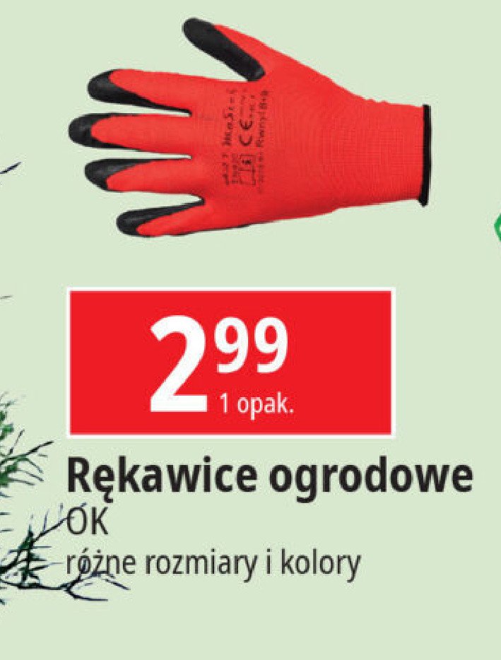 Rękawice ogrodowe Ok katarzyna ostrowska promocja