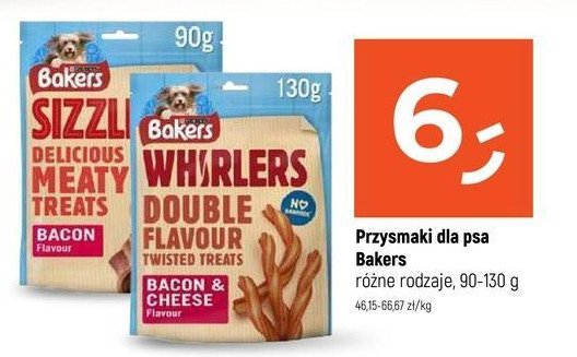 Przysmaki dla psa sizzlers PURINA BAKERS promocja w Dealz