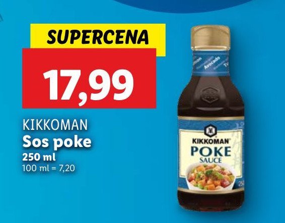 Sos poke Kikkoman promocja w Lidl