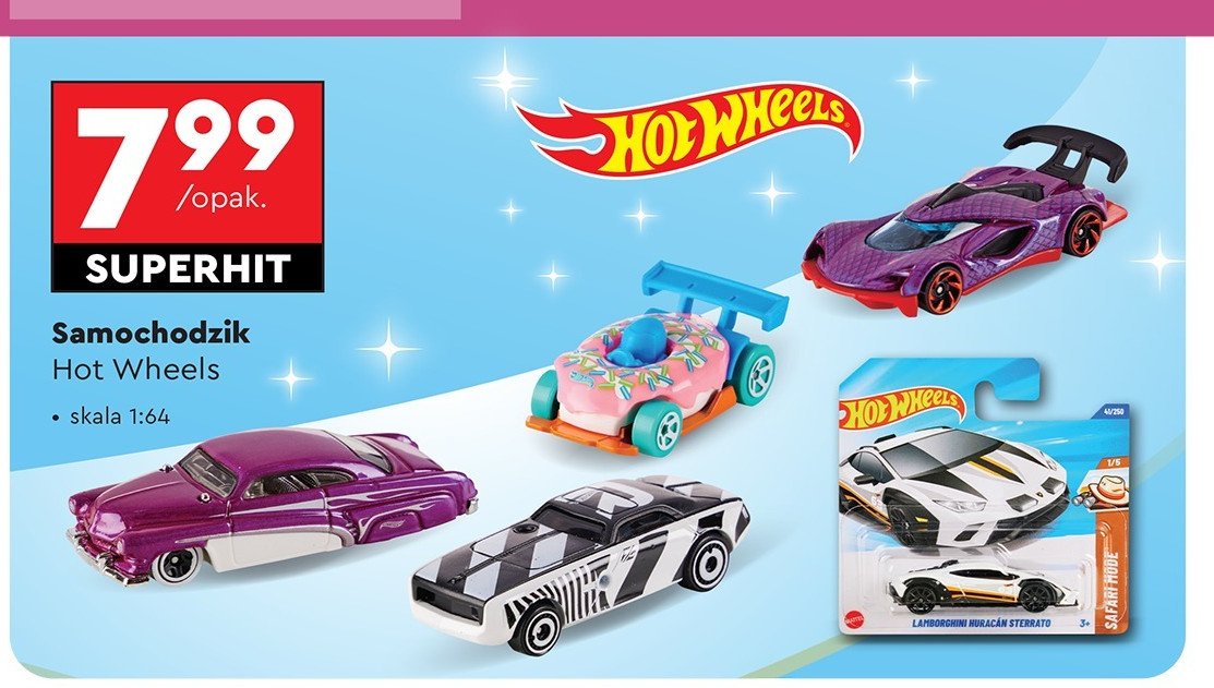 Samochodzik Hot wheels promocja w Biedronka