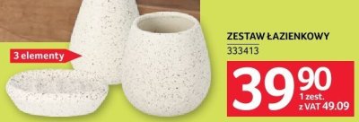 Zestaw łazienkowy 3 elementy promocja w Selgros