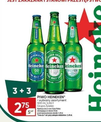 Piwo HEINEKEN SILVER promocja w Chata Polska
