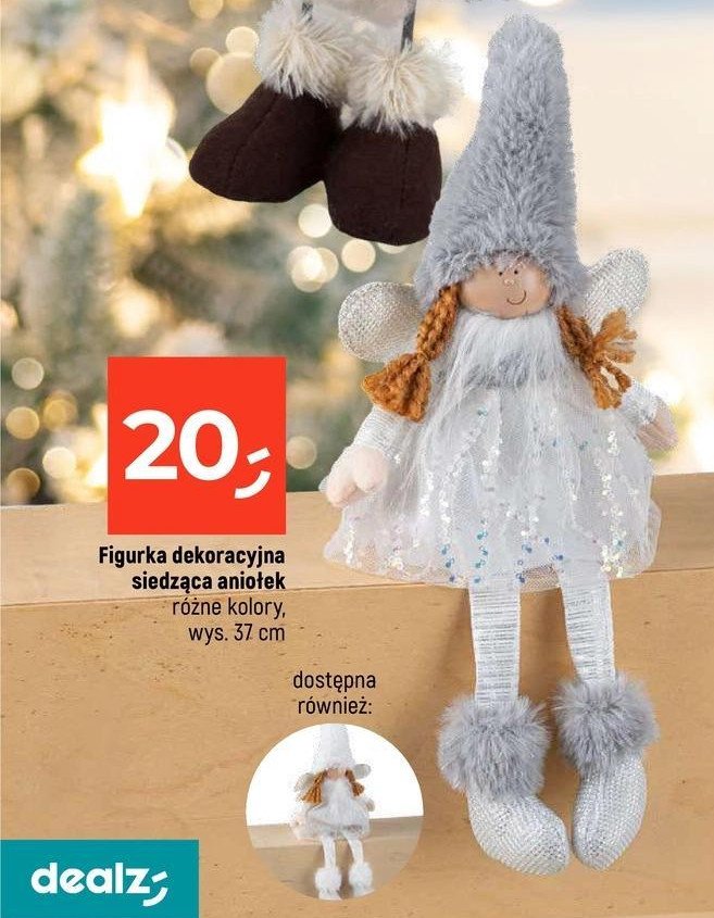 Figurka dekoracyjna aniołek 37 cm promocja