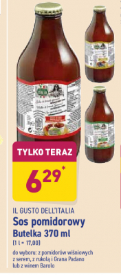 Sos pomidorowy z winem barolo Il gusto dell' italia promocja
