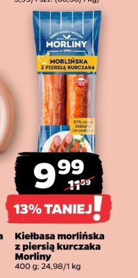 Kiełbasa morlińska z piersią  promocja w Netto