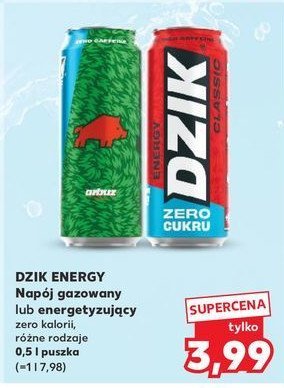 Napój energetyczny zero kofeiny arbuz WK DZIK promocja