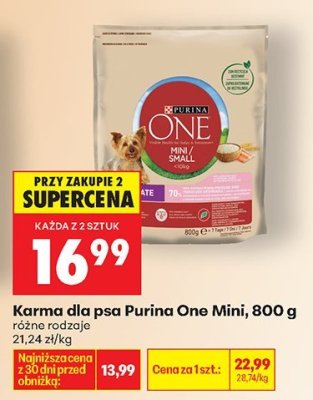 Karma dla psów małych, 800 g promocja w Biedronka