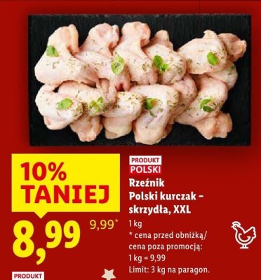 Kurczak - skrzydła, XXL promocja w Lidl