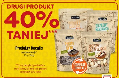 Produkty Bacalis, wybrane rodzaje DRUGI -40% promocja w POLOmarket