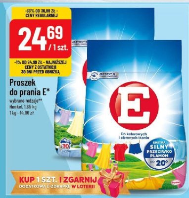 Proszek do prania E promocja w POLOmarket