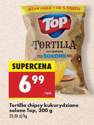 Chipsy tortilla solone Top chips Top (biedronka) promocja