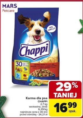 Karma dla psa drób 2,7 kg promocja w Carrefour Market