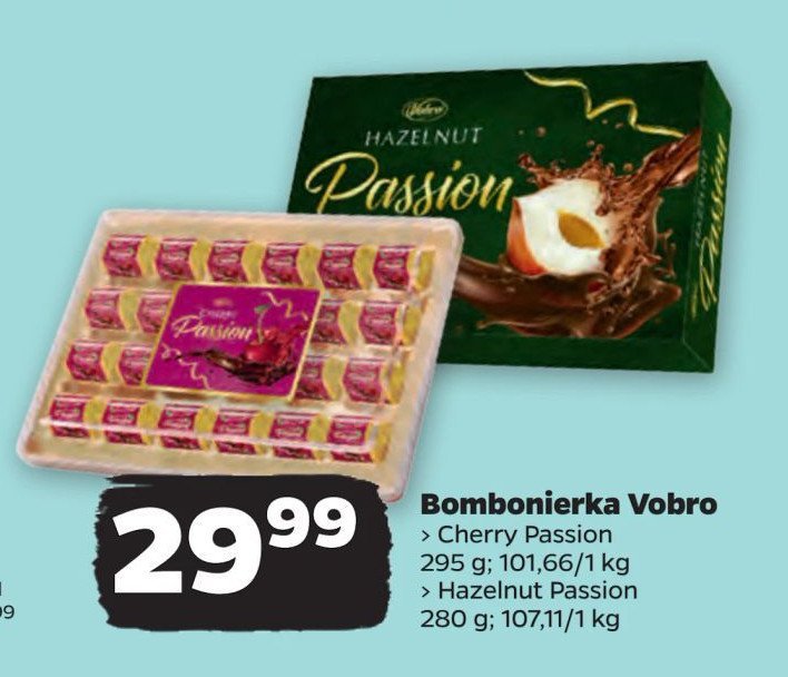 Bombonierka hazelnut Vobro passion promocja