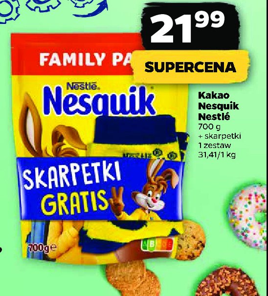 Kakao + skarpetki Nesquik promocja
