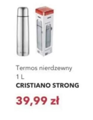 Termos nierdzewny 1 L CRISTIANO STRONG promocja w Nela