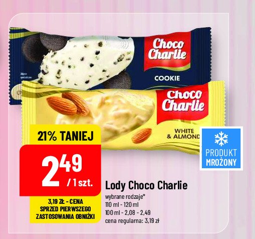 Lód cookie Choco charlie promocja