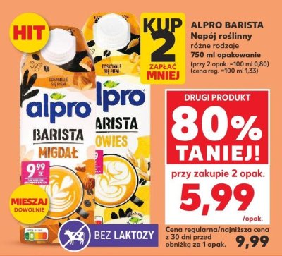 Napój roślinny różne rodzaje promocja w Kaufland