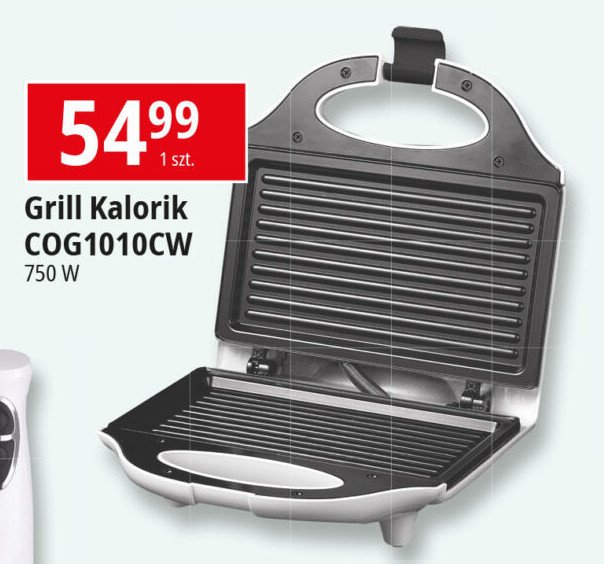 Grill cog1010cw Kalorik promocja w Leclerc