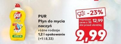 Żel do mycia naczyń lemon extra PUR POWER 3XACTION promocja