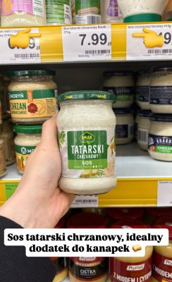 Sos tatarski chrzanowy  promocja w Dino