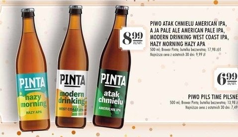 Piwo Pinta hazy morning promocja