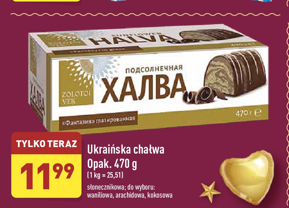 Cha艂wa arachidowa w polewie czekoladowej Z艂oty wiek promocja