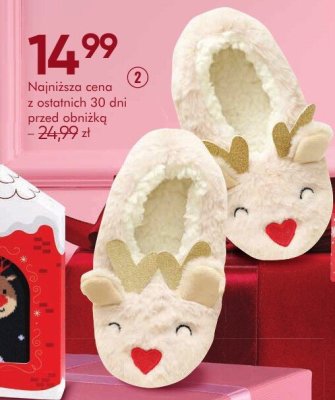 Kapcie pluszowe LIFE 1 para promocja w Super-Pharm