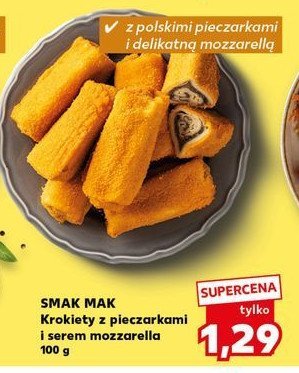 Krokiety z pieczarkami i serem mozzarella Smak mak promocja