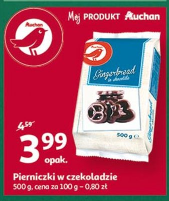 Pierniki w czekoladzie Auchan promocja