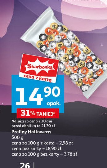 Pralinmy halloween promocja