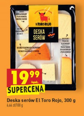 Deska serów El toro rojo promocja